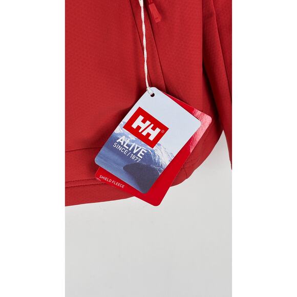 Helly Hanson Aurora Shield Fleece Zip Jacket Poppy Red Womens Size Large New - Picture 6 of 13